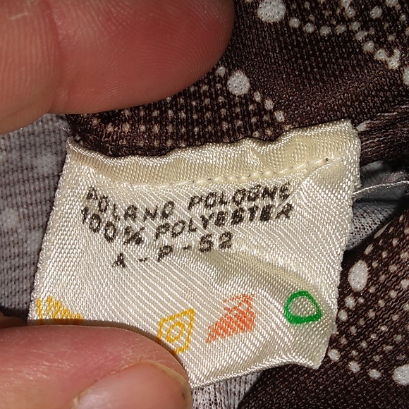 Vintage Retro 1970s Spear Point Collar Shirt, The Dorce, Made in Poland … - Picture 11 of 12